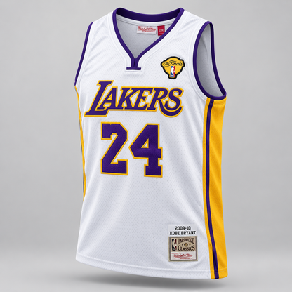 Kobe Bryant #24 Los Angeles Lakers 2009-10 Finals Swingman Basketball Jersey – All Stitched
