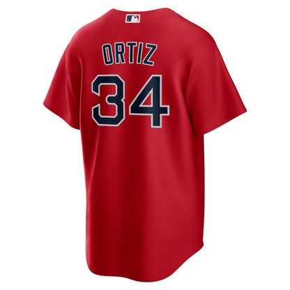 Men's Boston Red Sox David Ortiz Red Alternate Replica Player Jersey