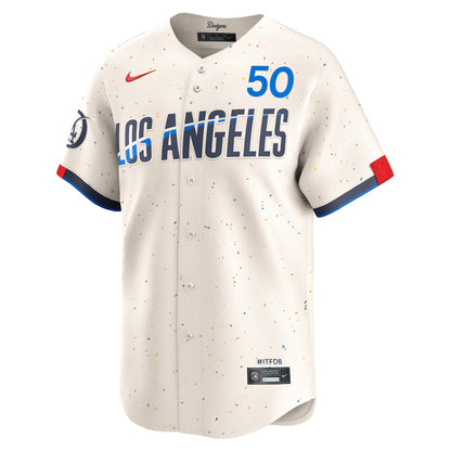 Men's Los Angeles Dodgers Mookie Betts Cream City Connect Limited Player Jersey