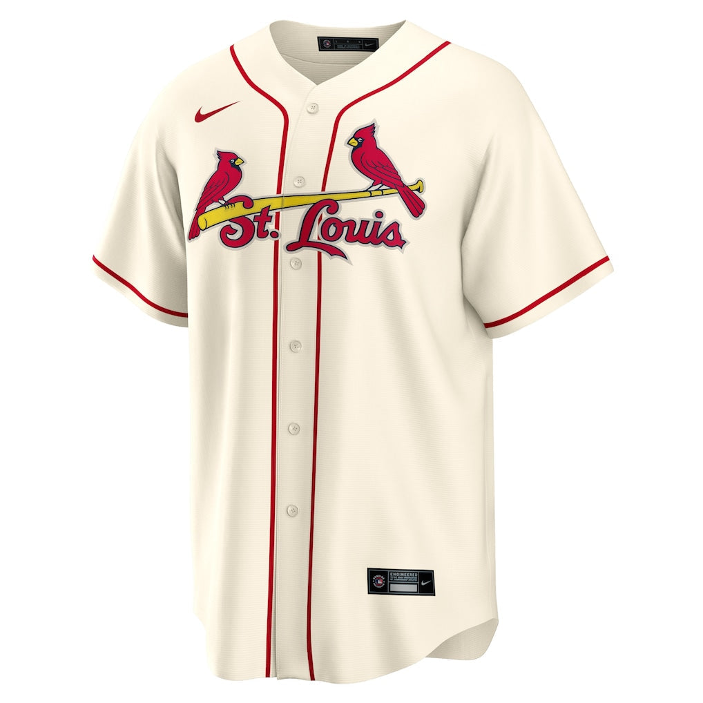 Men's St. Louis Cardinals Nolan Arenado Cream Alternate 2 Replica Jersey