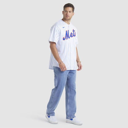 Men's New York Mets Pete Alonso White Home Replica Player Name Jersey