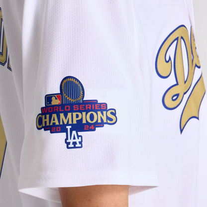 Men's Los Angeles Dodgers Shohei Ohtani White 2025 Gold Collection Limited Jersey