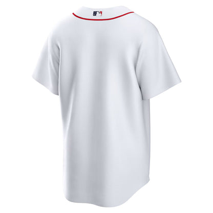 Men's Boston Red Sox White Home Blank Replica Jersey