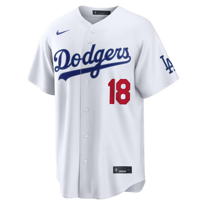 Men's Los Angeles Dodgers Yoshinobu Yamamoto White Home Stadium Jersey