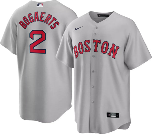 Xander Bogaerts Boston Red Sox Road Player Jersey Men's #2 2022 MLB Gray